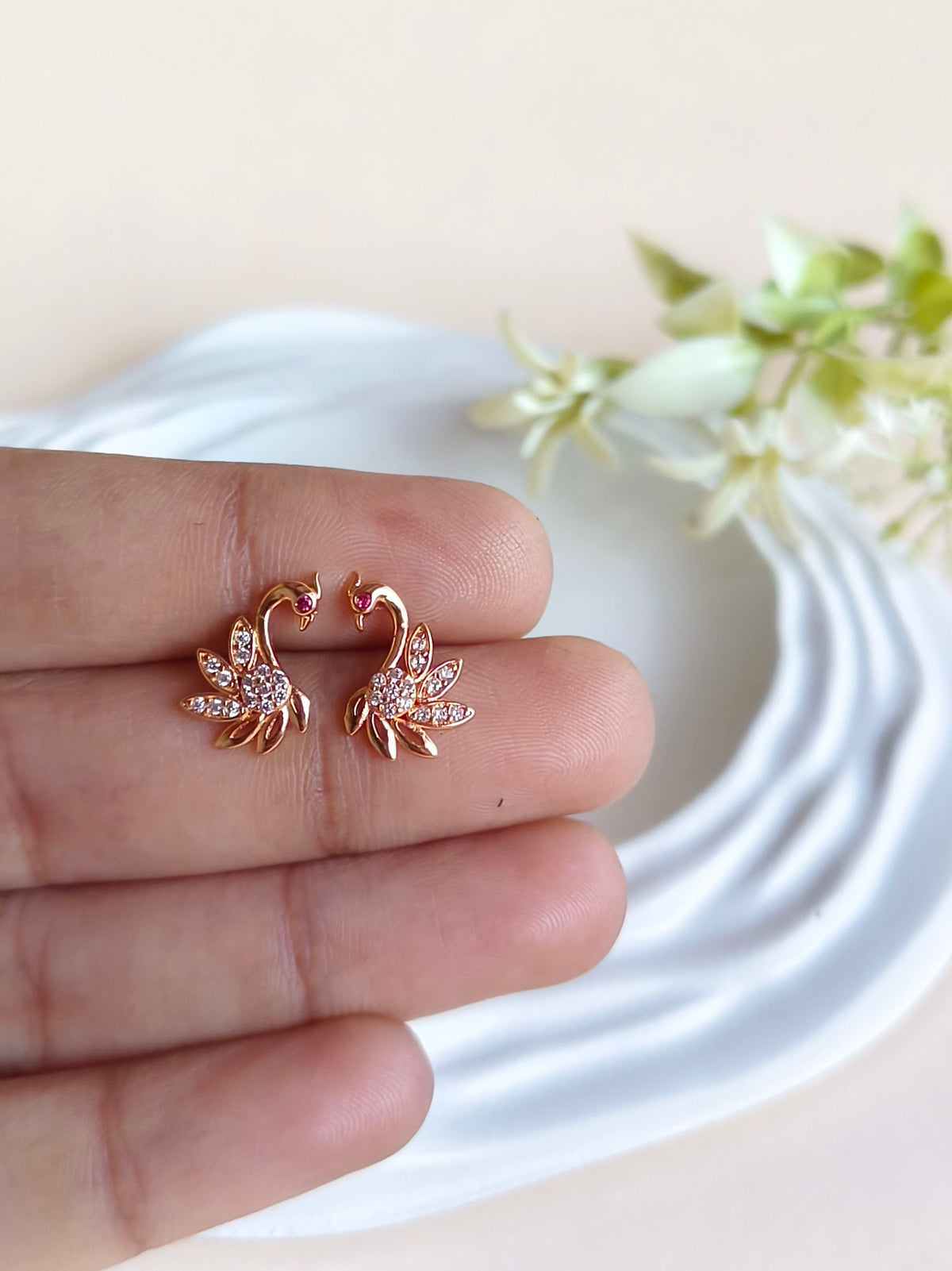 Elegant Daily Wear Stud Earrings | AMOLA