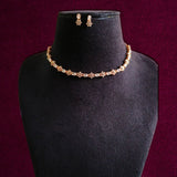 Premium American Diamond Necklace Set | AMOLA