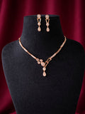 Premium American Diamond Necklace Set | AMOLA