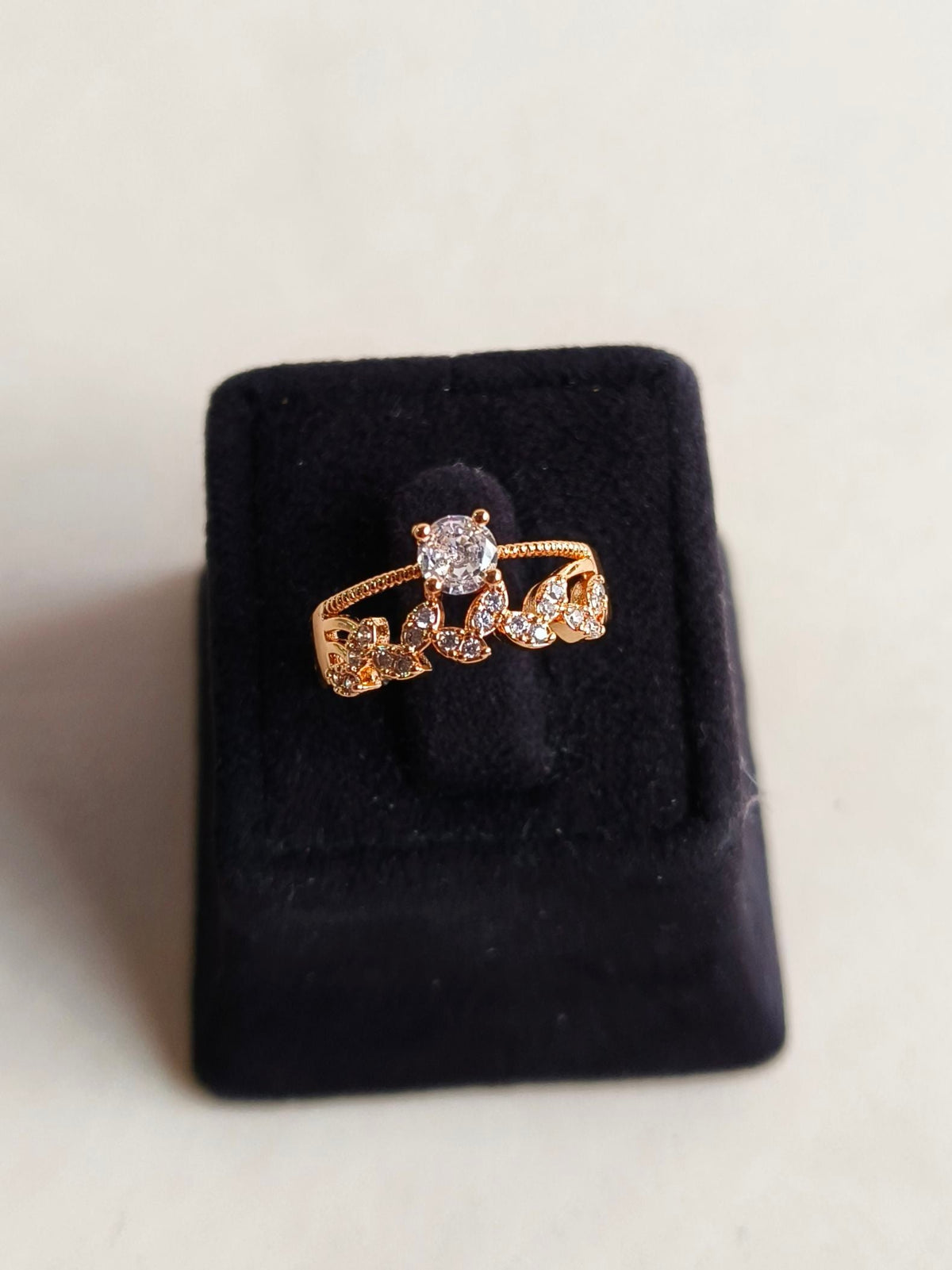 Stylish American Diamond Adjustable Ring | AMOLA