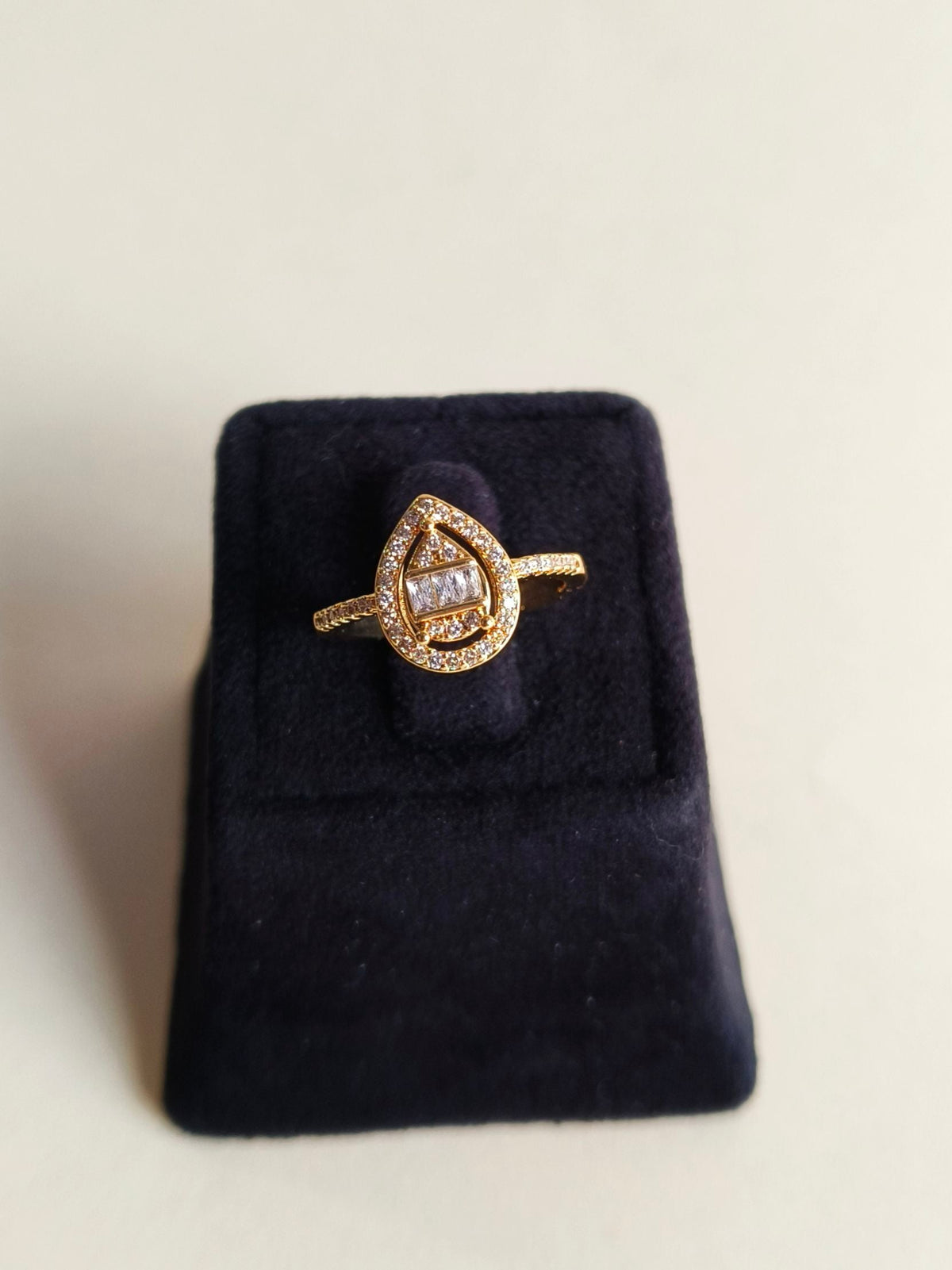 Timeless American Diamond Adjustable Ring | AMOLA