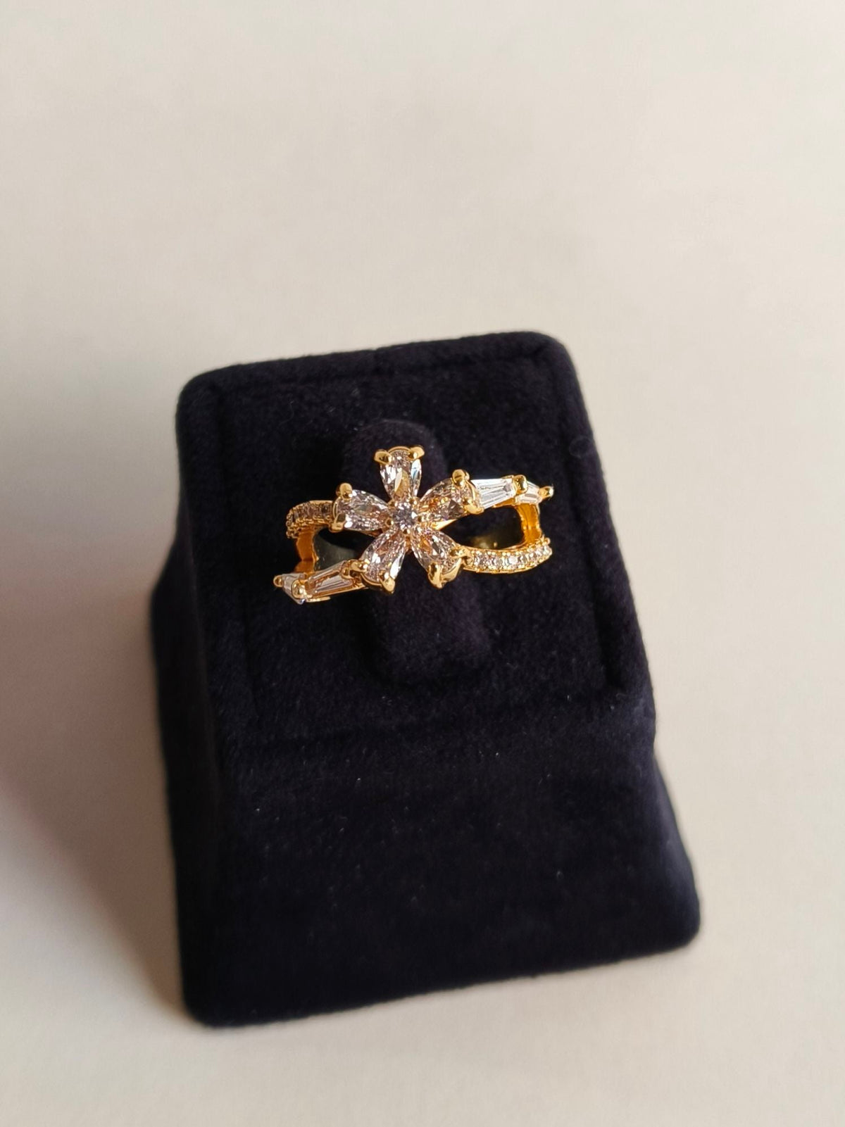 Timeless American Diamond Adjustable Ring | AMOLA