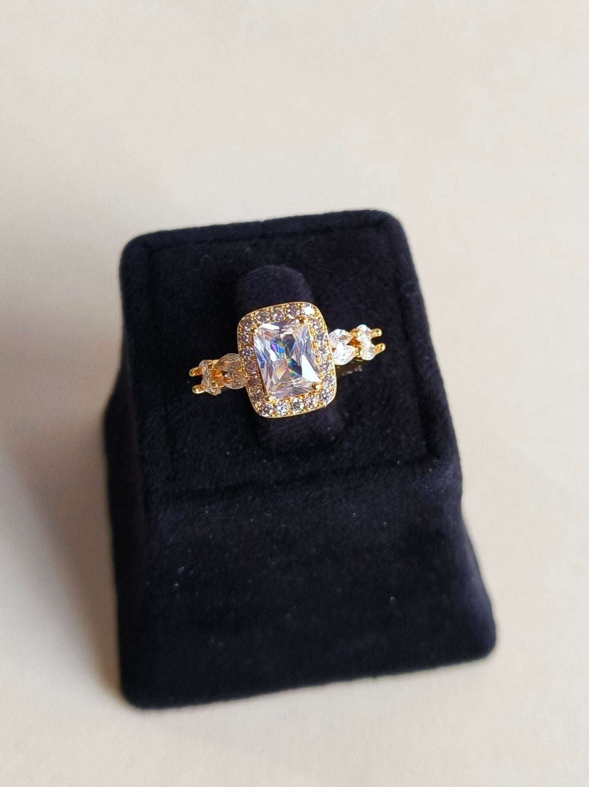 Timeless American Diamond Adjustable Ring | AMOLA