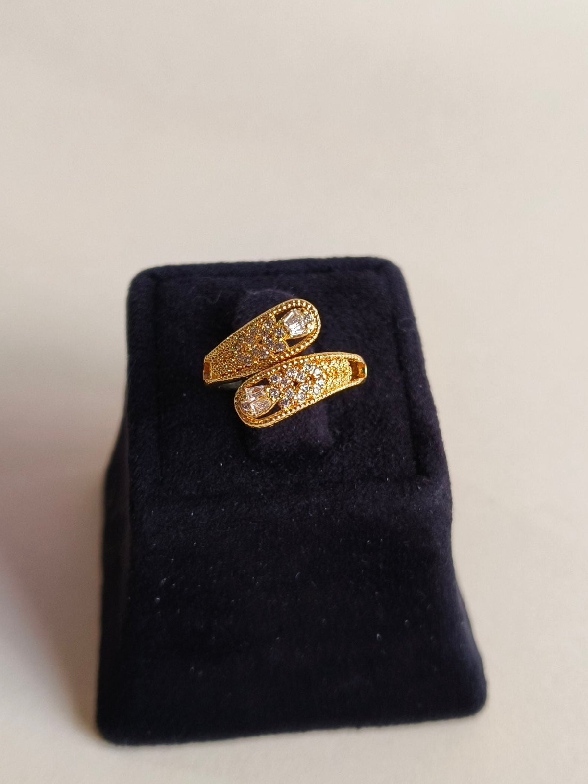 Timeless American Diamond Adjustable Ring | AMOLA