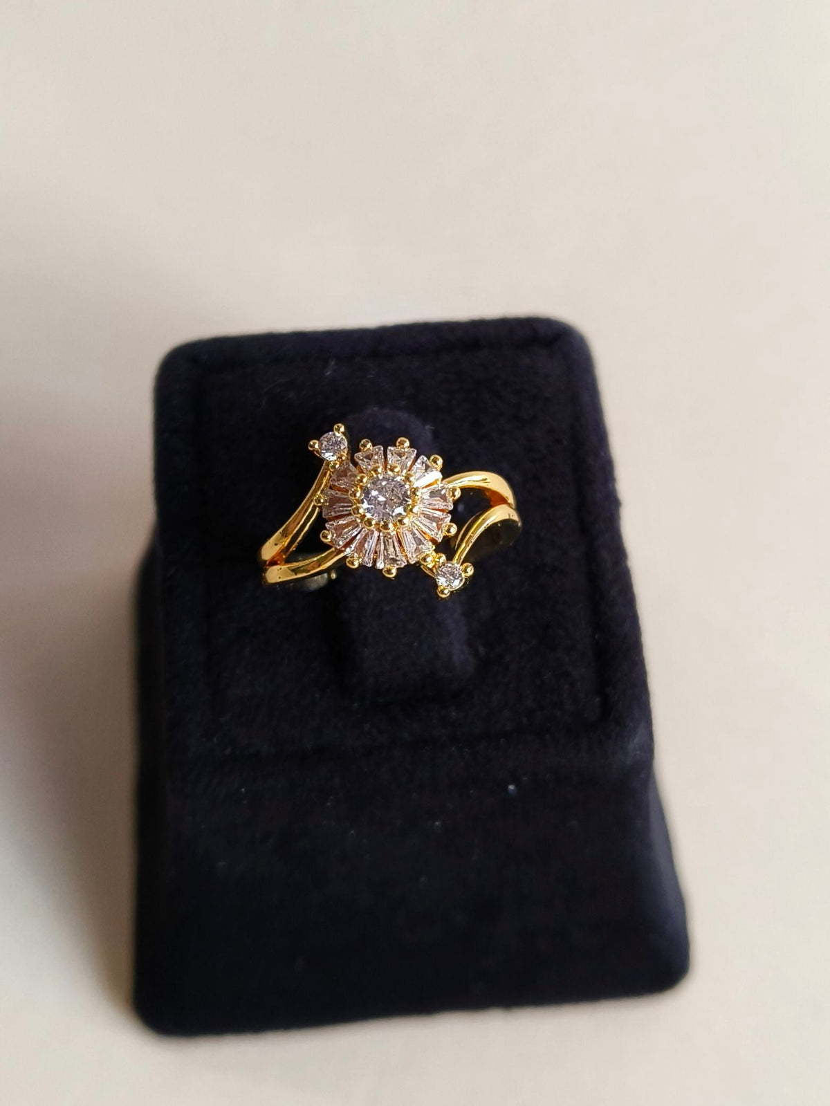 Timeless American Diamond Adjustable Ring | AMOLA