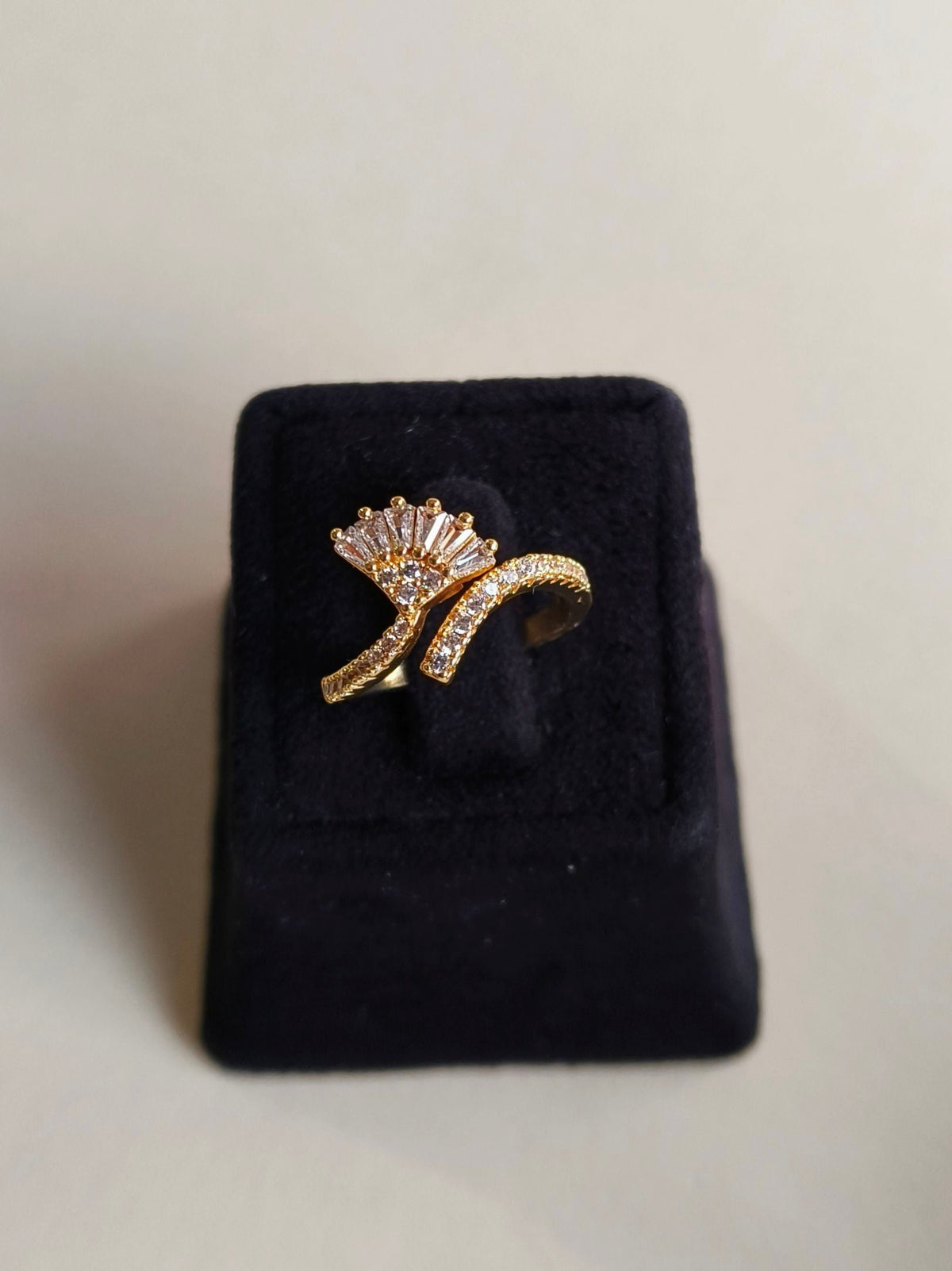 Timeless American Diamond Adjustable Ring | AMOLA