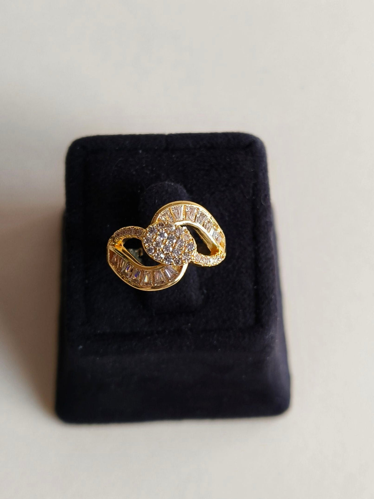 Timeless American Diamond Adjustable Ring | AMOLA