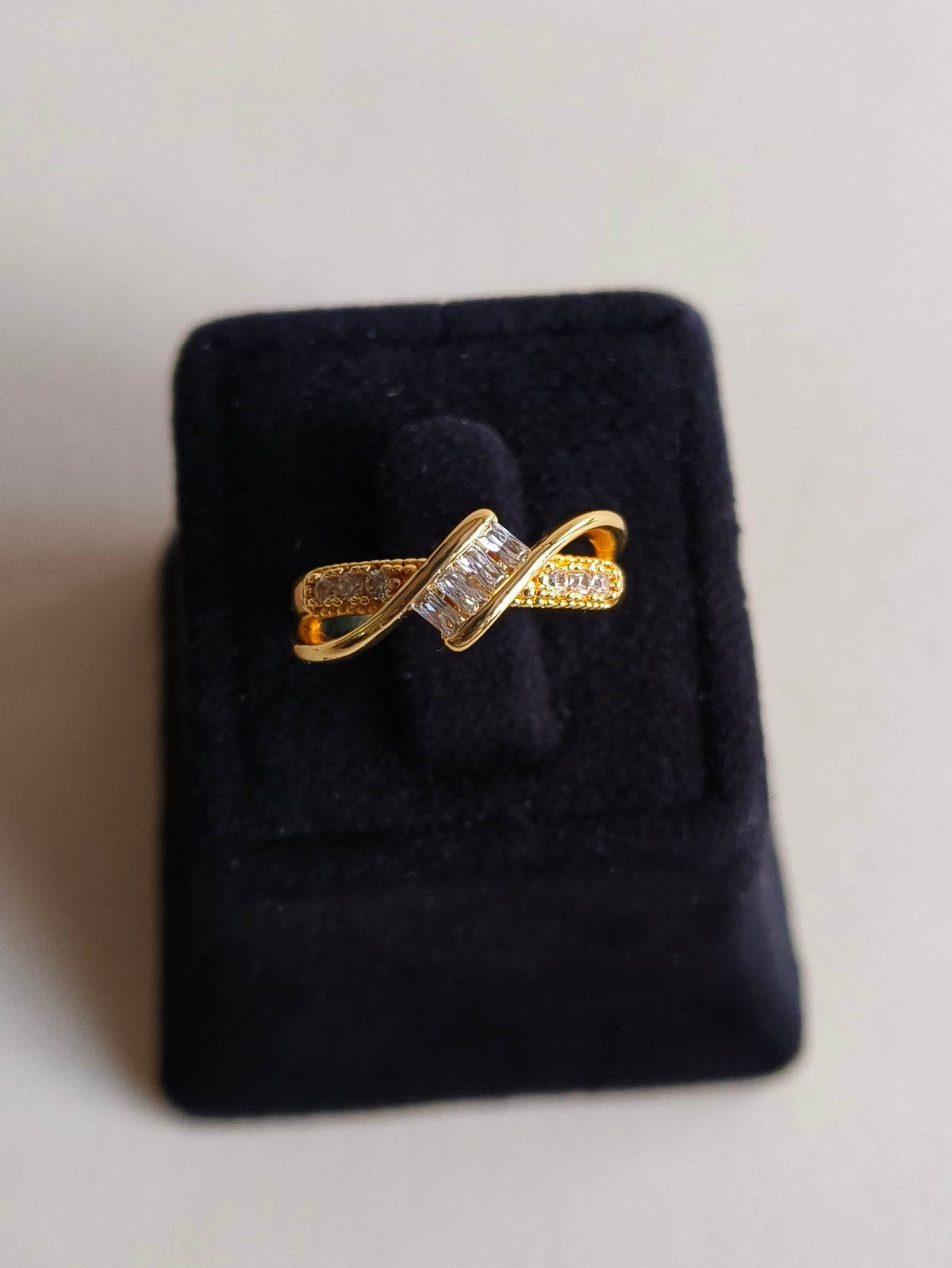 Timeless American Diamond Adjustable Ring | AMOLA