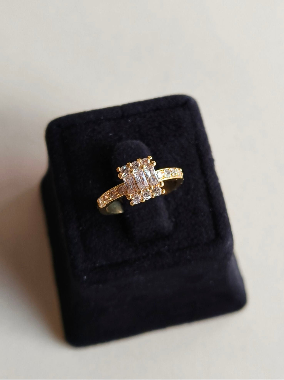 Timeless American Diamond Adjustable Ring | AMOLA
