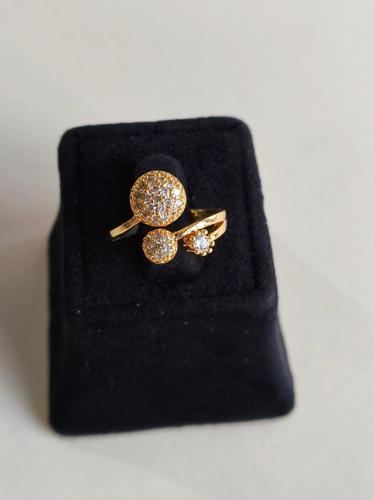 Timeless American Diamond Adjustable Ring | AMOLA