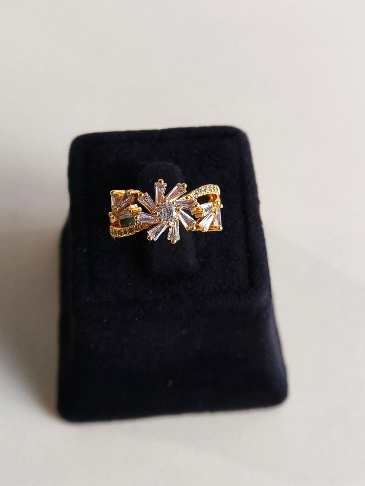 Timeless American Diamond Adjustable Ring | AMOLA