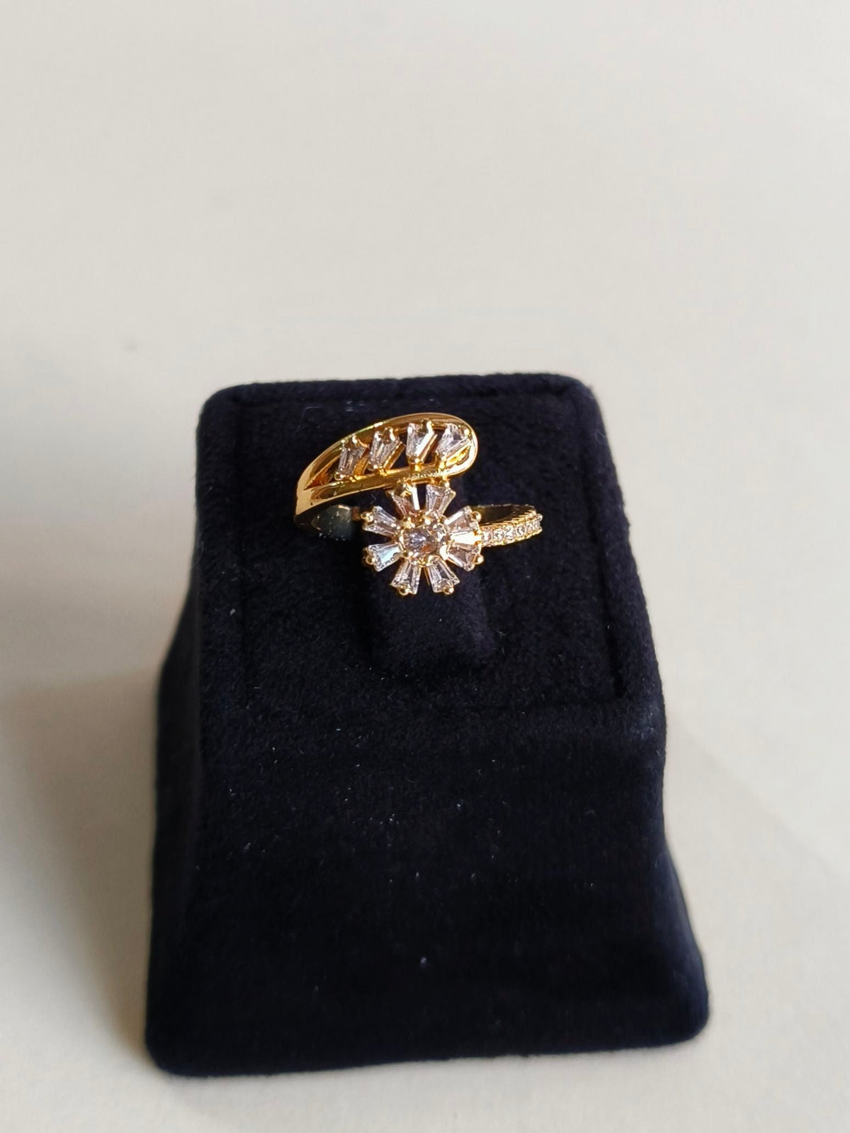 Timeless American Diamond Adjustable Ring | AMOLA