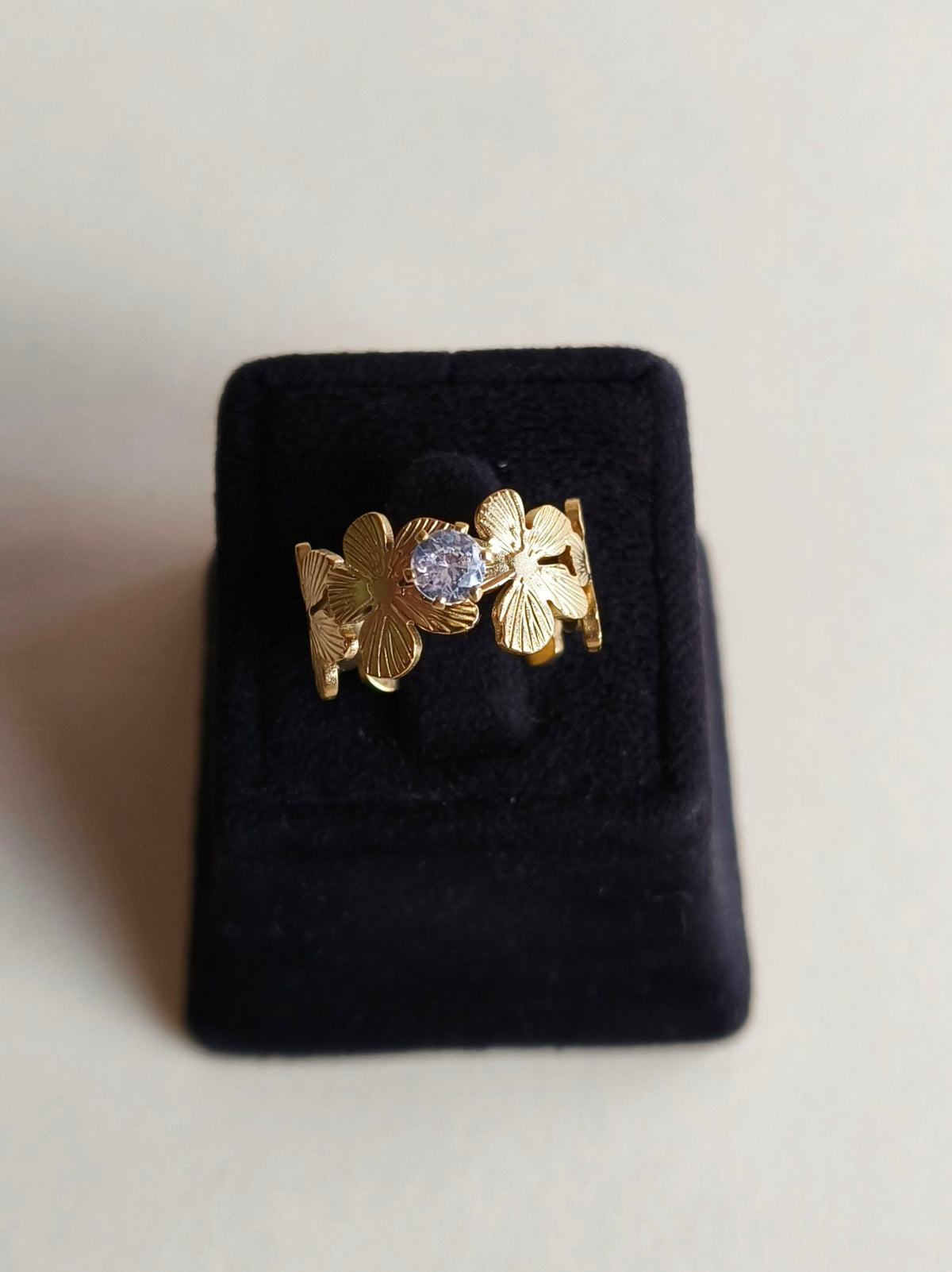 Timeless American Diamond Adjustable Ring | AMOLA