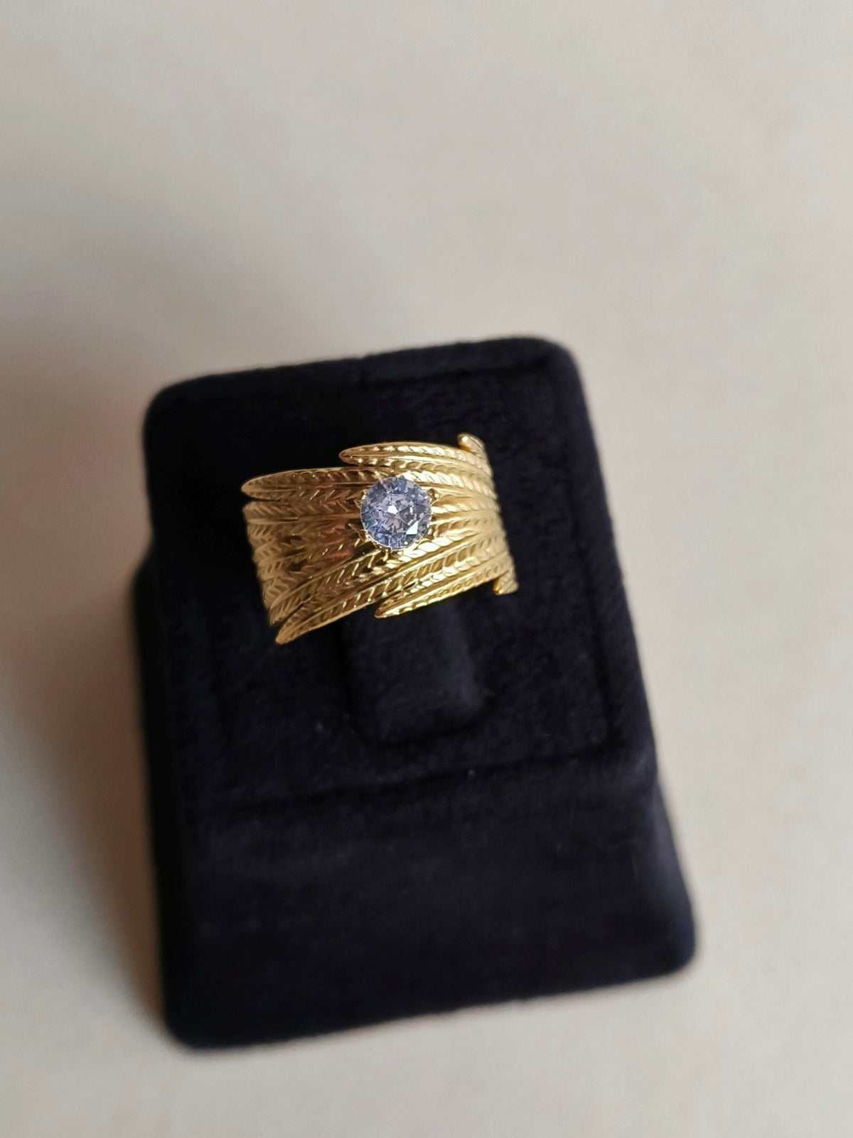 Timeless American Diamond Adjustable Ring | AMOLA
