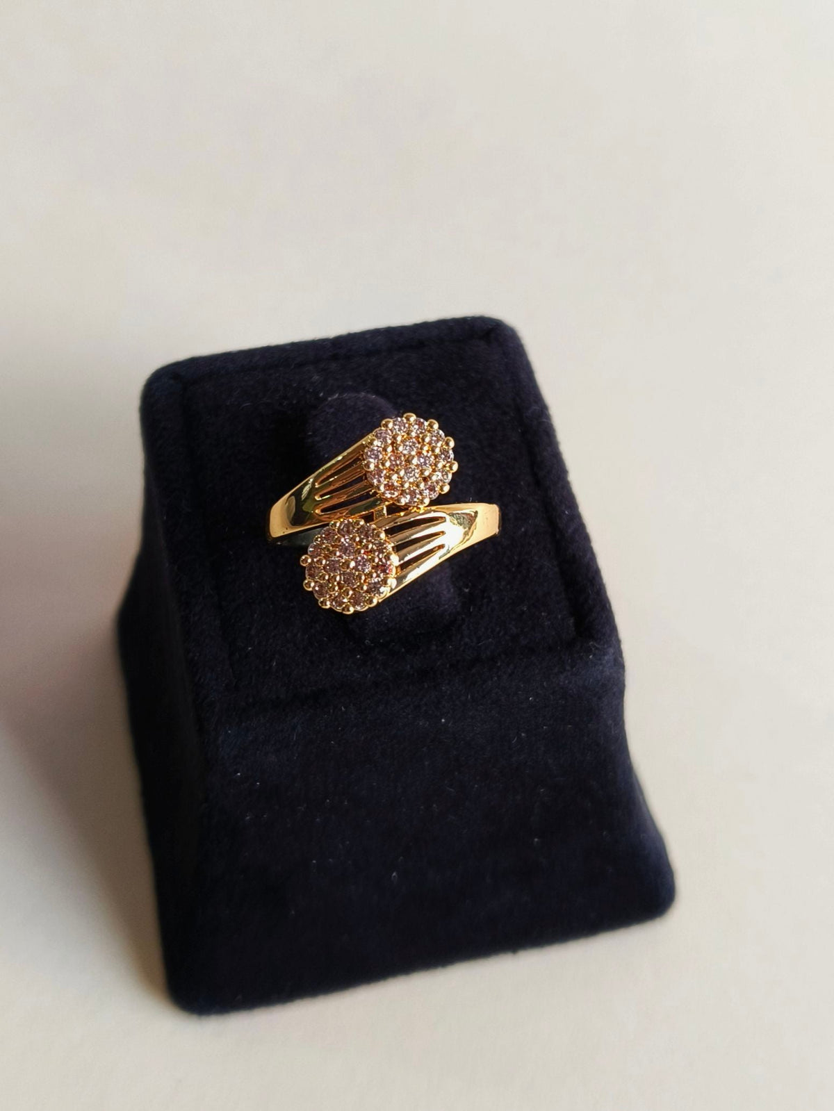 Timeless American Diamond Adjustable Ring | AMOLA