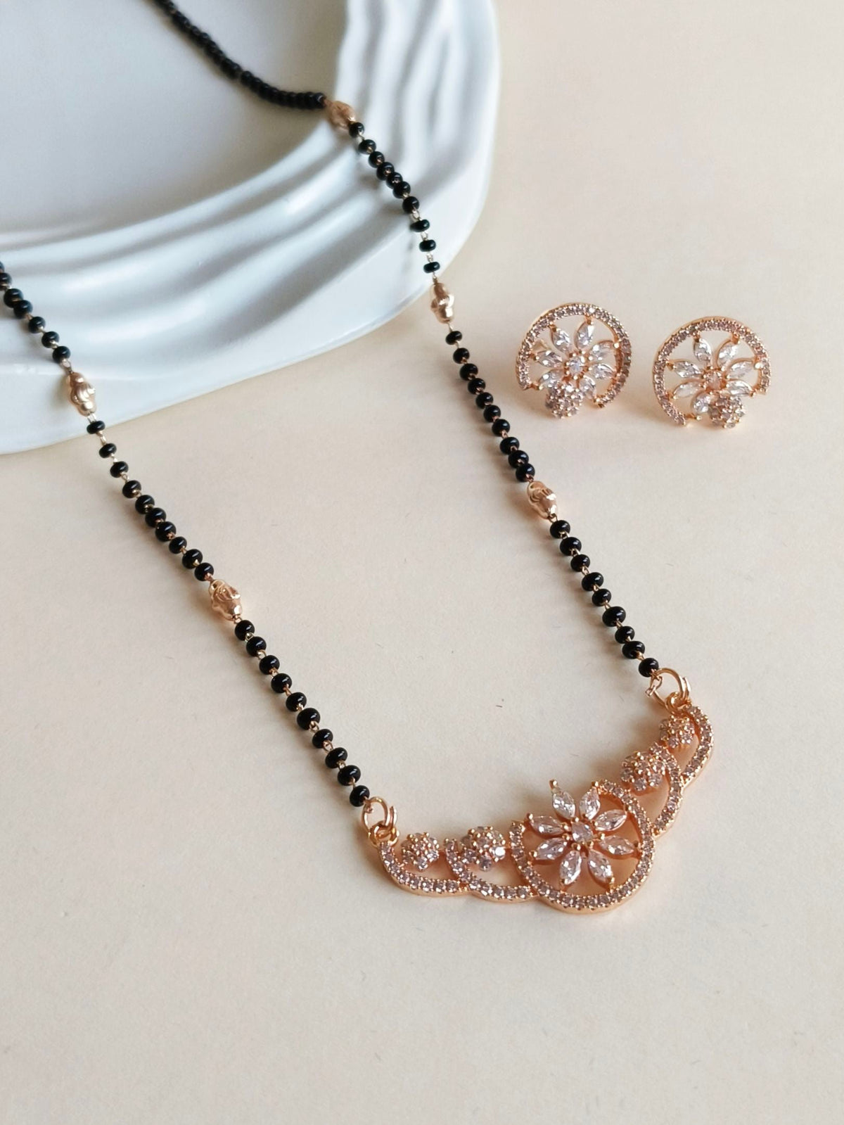 Elite American Diamond Mangalsutra | AMOLA