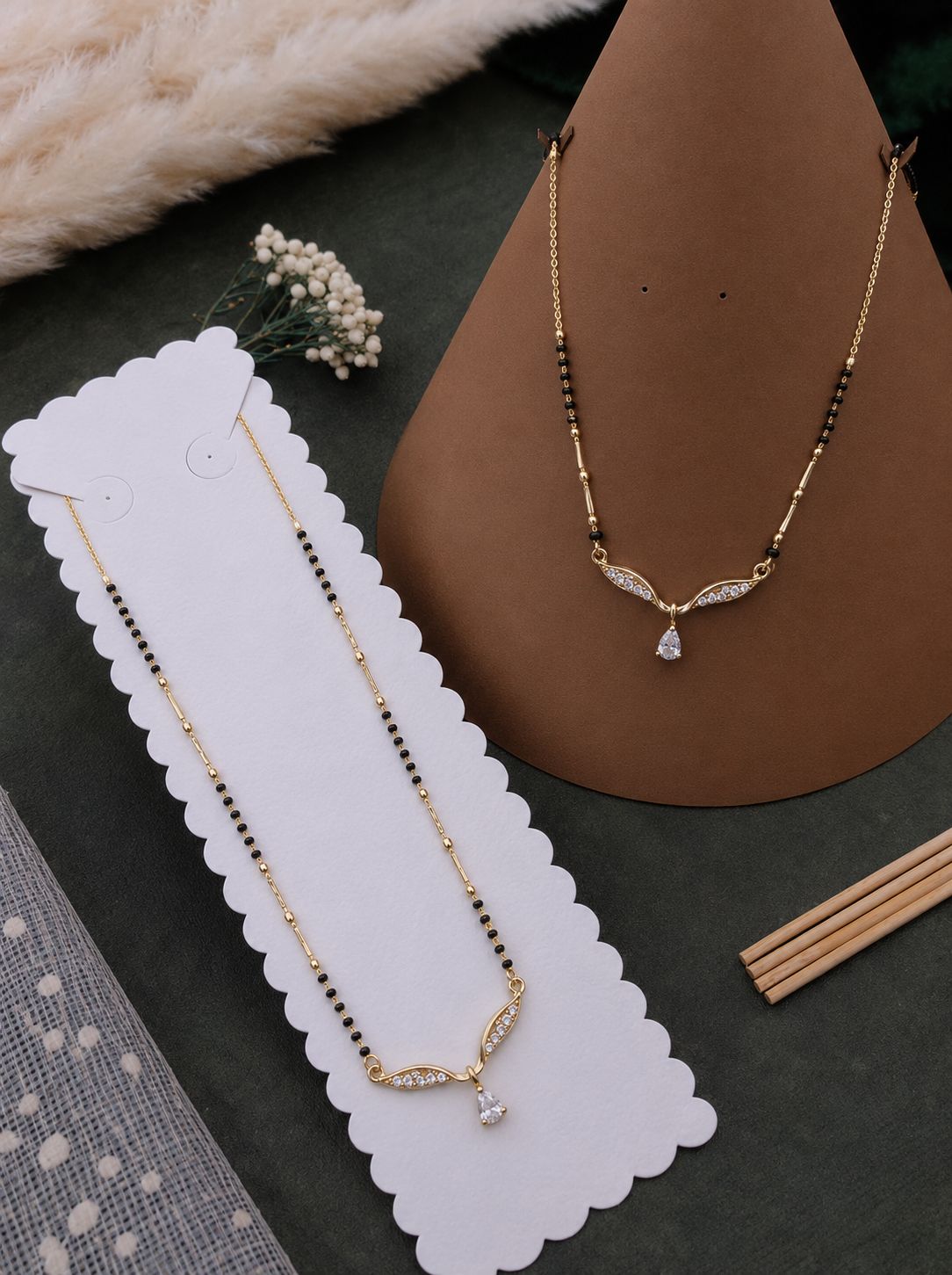 Elegant American Diamond Mangalsutra | AMOLA