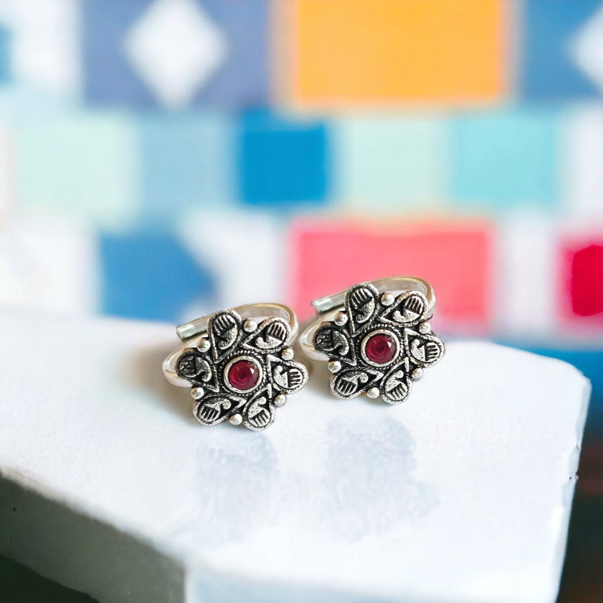 Oxidized Toe Ring | AMOLA