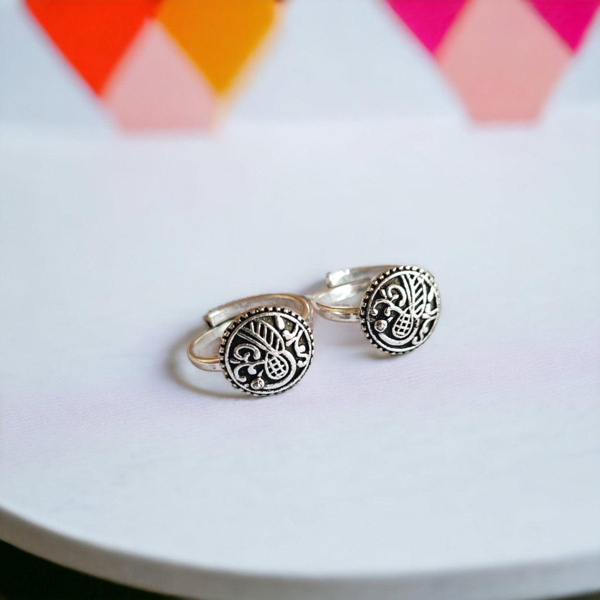 Silver Plated Toe Ring | AMOLA