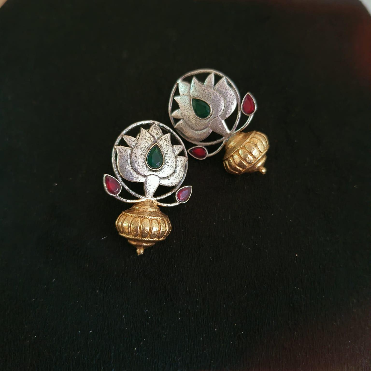 Oxidised Earrings 
