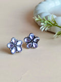 Daily Wear Oxidized Floral Studs | AMOLA