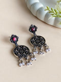 Silver Tone German Silver Dangler Earring | AMOLA
