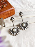 oxidized Silver plated Stud