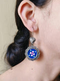 Round Enamel Hook Earring | AMOLA