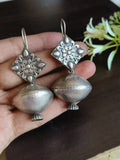 Casual Silver Look-Alike Hook Earrings | AMOLA
