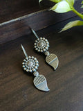 Elegant Silver Keri Hook Earrings | AMOLA