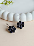 Cubic Zirconia Oxidised Stud Earrings | AMOLA