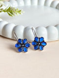 Cubic Zirconia Oxidised Stud Earrings | AMOLA