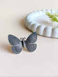 Oxidized Silver Look a like Butterfly Ring | AMOLA