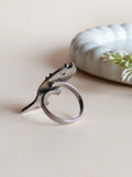 Oxidised Silver Plated Adjustable Fish Finger Rings for Bold Style | AMOLA