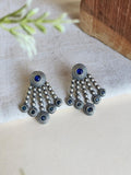 Stone Studded Oxidized Earrings | AMOLA