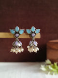 Oxidised Pearl Jhumki | AMOLA