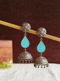 Teardrop Meenakari Jhumka | AMOLA