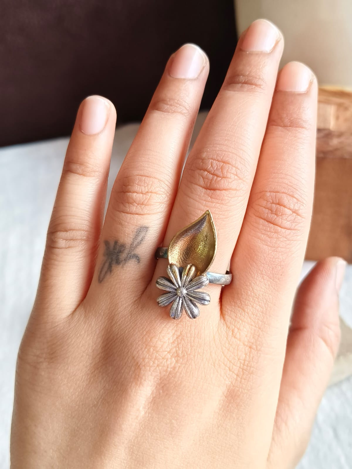 Dual Tone Oxidised Rings | AMOLA