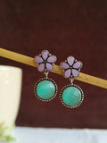 Heritage Flora Oxidized Earrings | AMOLA