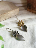 Dual Tone Hook Earrings | AMOLA