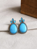Shop Monalisa Oval Casual Stud Earrings Online | AMOLA