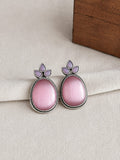Shop Monalisa Oval Casual Stud Earrings Online | AMOLA