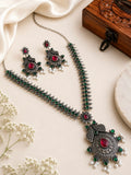 oxisdied Silver Plated Necklace | AMOLA
